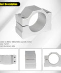Aluminum alloy bracket for 300W-500W spindle motor, 52mm diameter, compatible with 800W 110V CNC Spindle Motor Air Cooled 52mm ER16
