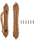 Beefy Heavy Duty Antique Barn Door Handle Set Double Sided Pull For Sliding Barn Doors Gates Garages Sheds Easy Install