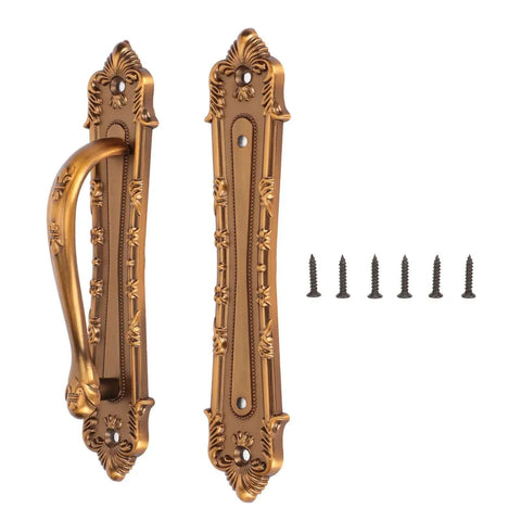 Beefy Heavy Duty Antique Barn Door Handle Set Double Sided Pull For Sliding Barn Doors Gates Garages Sheds Easy Install