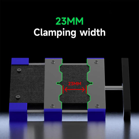 Pro Grade Adjustable Chip Holder Clamp 23MM clamping width, BGA CPU IC desoldering fitting, 500C temperature use
