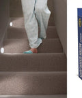 Three Motion Sensor LED Night Lights For Stairs Hallways And Bathrooms Auto On When You Walk Peel And Stick Battery Powered