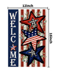 Patriotic Fourth Of July Garden Flag Burlap 12x18 Double Sided Stars And Stripes Yard Outdoor Decor For Independence Day Celebrations