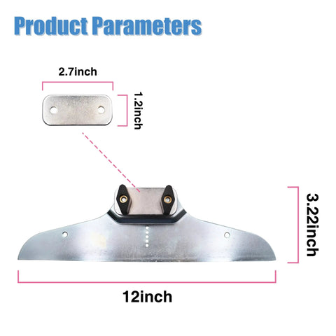 Stair Tread Template Set Pro Grade Cutting Tools durable zinc plated steel dimensions 12x3.22 inches