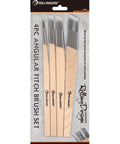 Score Big On Crisp Trim Lines With This 4 Piece Paint Brush Set Featuring Dense Synthetic Bristles And Rust Proof Stainless Ferrules For Butter Smooth Latex Coverage And No Drip Mess Detail Work.