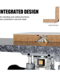 R8 Arc Bending Router Bit Set In 6/8/12mm And 14 Or Half Inch Shank Size showcasing integrated design for seamless bending and cutting wood.