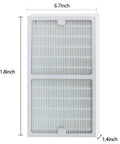 2 Pack Replacement HEPA And Carbon Filters For IAP-10-200 And IAP-10-280 Air Purifiers, Compatible With IAF-H-100C, 11.8 X 6.7 X 1.4 Inches