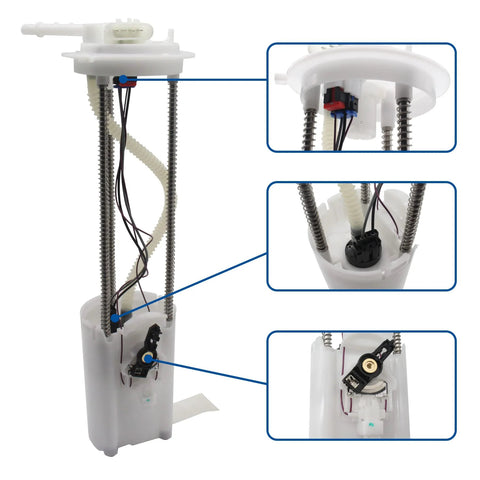 Fuel Pump Assembly for Chevy and GMC Trucks 1997 to 2000 C1500 C2500 C3500 V6 4.3L and V8 5.0L 5.7L 7.4L Replacement