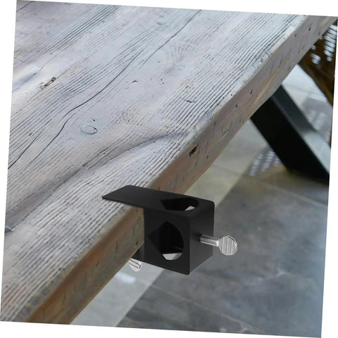 Adjustable Deck Torch Clamps Durable Railing Holders For Tiki Torches And Umbrellas With Secure G Clamp Design