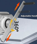 Stainless Steel Hand Winch With Two Way Self Locking Manual Crank And 360 Degree Rotatable Handle in action