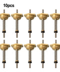 OEM Quality Standard Real Deal Copper Thimble Valve Linkage Pins for Gas Water Heaters and Boilers 12mm Ten Piece Kit displayed in a row.