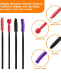 Four silicone brushes from the Thirteen Piece Sewing Machine Cleaning Kit