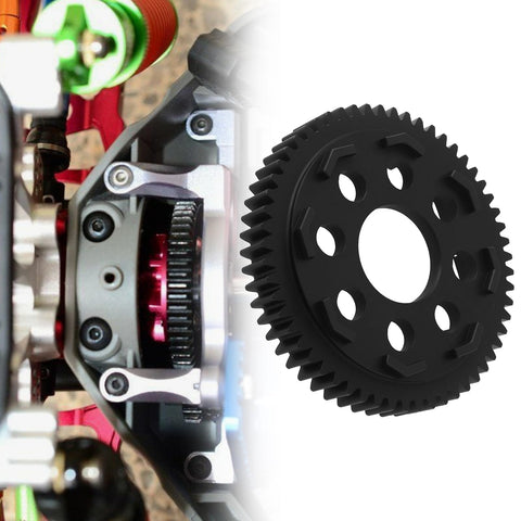 32P 0.8 Mod 57T Carbon Steel Spur Gear For Arrma 1/10 3S RC Cars Compatible With Granite Senton Big Rock Kraton Vorteks Outcast 4S