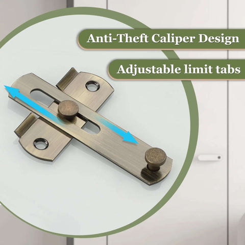 4 Inch Flip Gate Latch For Barn Doors And Wood Fences Tough As Nails Heavy Duty Stainless Steel With Bronze Finish Safe Sliding Door Hardware