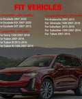 Front Beefed Up Sway Bar End Stabilizer Links With Bushings For Escalade ESV EXT 2007 Through 2013, Avalanche 2007 Through 2013, Silverado 1500, Sierra 1500, Suburban 2007 Through 2014, Tahoe Yukon 2007 Through 2016 Stabilizer Link Kit fit chart