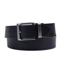 Men's Reversible Casual Belt Two Looks In One Buckle Switches From Brown To Black X Large Durable Leather Strap