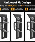 10 Inch Heavy Duty Boat Trailer Bunk Brackets Four Pack Galvanized Steel With E Coating And Dacromet Hardware Swivel Top
