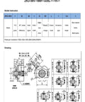 Technical schematic of 56V Servo Motor Encoder Kit With 250BM Feedback, G05L-D 5 Micron Resolution for CNC machines and robotics.