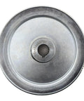 Heavy Duty Single Groove V Belt Pulley 7 Inch Outer Diameter 7/8 Inch Bore Carbon Steel Motor Pulley For A B 5L 4L Belts Zinc