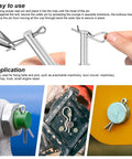 All Purpose Cotter Pin And Fastener Kit 200Pcs 13 Sizes Stainless Steel 304 Clevis Pins And R Clips Set in use examples