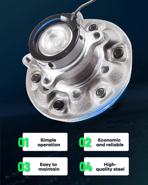 Front Right Wheel Hub Bearing Assembly 515107 For Chevy Colorado GMC Canyon Isuzu I Series 2004 2008 RWD 2.8L 2.9L 3.5L 3.7L Engines Easy Install Durable Replacement in high-quality steel with mounting holes and ABS sensor compatibility.