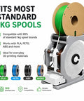 Fast Rewind Filament Spool Winder For 3D Printing, Electric Auto Rewind Machine, 1Kg Capacity, compatible with 1kg spools
