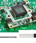 40 Pieces Linear Hall Effect Sensor Chips Magnetic Detector Replacement for Industrial Motor Control and Scientific Magnetic Material Analysis, Pro Grade Hall Sensor Array for Accurate Magnetic Detection on circuit board