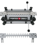 Deluxe 12 Inch Dovetail Jig For Woodworking And Cabinet Making Pro Grade Router Jig Kit with steel base and precision adjustments