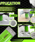Diamond Core Drill Bit 6 Inch Tile Hole Saw 152mm For Porcelain Ceramic Marble Granite Masonry Dry Or Wet Use Cutting