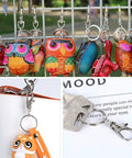 Hella Durable Zinc Alloy Swivel Snap Hooks With Heavy Duty Key Rings And Lobster Claw Clasps In Sweet Assorted Sizes showcasing colorful keychains.