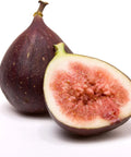 Whole and sliced Celeste Fig close-up showing texture.