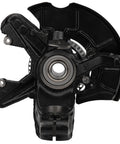Front view of Front Left Wheel Hub Bearing And Steering Knuckle Assembly For VW Beetle Cabrio 2010 And Beetle 1998 To 2010 Golf 1999 To 2010 Jetta 1999 To 2005 Driver Side Replacement OEM Grade Heavy Duty Easy Install