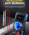 Three In One Oscilloscope Multimeter And DDS Signal Generator Handheld Tool with probes, 10 MHz bandwidth displayed in use