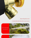 Heavy Duty Garden Sprayer Nozzle with Adjustable Dual Spray Modes for Direct Stream and Fine Mist Brass High Pressure