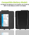 Front and back view of Premium 4800mAh Battery Replacement For Zebra TC77 And TC70 Series Scanners Long Lasting Power Easy Install BT00031801