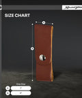 Size chart for Leather Breakaway Strap For Horse Halter Pack Of 3 Repair Kit, 1 inch by 3 inches, ergonomic design
