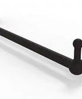 36 Inch Towel Bar With Integrated Hooks In Oil Rubbed Bronze, Dottingham Collection, Solid Brass Construction, Concealed Mounting Hardware