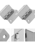 Heavy Duty Stainless Steel Butt Cabinet Hinges Set Of Four With 180 Degree Folding And Adjustable Functionality Built To Last 4mm Hole Diameter