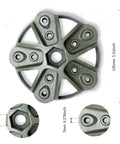 Top Shelf Wind Turbine Hub And Secure Cover Kit With Quality Hardware 135Mm Diameter showing detailed steel hub design.