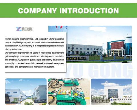 Company introduction page with image of building and Pro Grade Heavy Duty Underwater Cleaning Robot With Smart Monitoring And High Flow Suction For River Dredging Reservoir Desilting And Harbor Maintenance