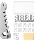 Eyeglass Adjustment Tools Kit For Pro Grade Eyewear Repair With Complete Set For Lens Tightening And Frame Maintenance Durable Glasses Repair Kit With All Essential Tools For Quick Fixes And Long Lasting Care