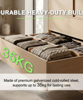 Heavy Duty 21 Inch Undermount Soft Close Drawer Slides Six Pair Pack Full Extension Rolls Smoother Than Silk Cabinet Hardware with 35kg load capacity