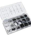 300 Piece Snap Ring Set With 18 Sizes For Axles And Shafts, E Clip Ring Assortment Kit, Pro Grade Tools for mechanical use in case