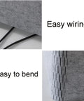 Close-up of Portable Soundproof Booth With Acoustic Foam Panels showcasing easy wiring and flexible design.