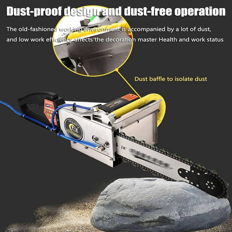 Heavy Duty Concrete Wall Saw That Tears Through Rough Walls And Carves Clean Grooves Up To Forty Eight Centimeters Deep With Zero Sweat And Minimal Dust Output with dust baffle isolating dust.