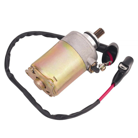 GY6 Engine Starter 12 Volt 9 Spline Shaft Compatible With 150cc 200cc 250cc 4 Stroke ATV Dirt Bikes Scooters Go Kart For Quick Starts