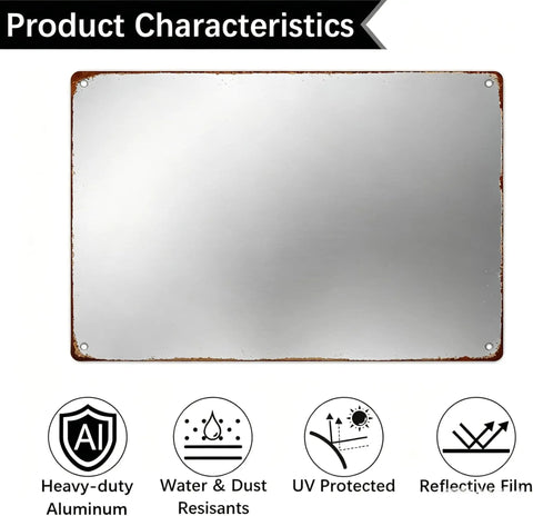 Metal Tin Sign 12 by 8 Inches Must Wear Personal Protective Equipment At All Times PPE Required for Workplace Safety Wall Decor