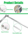 Penitue Manual Wire Bending Tool For Desktop showing detailed steel construction with screws and clamps for secure fixing.