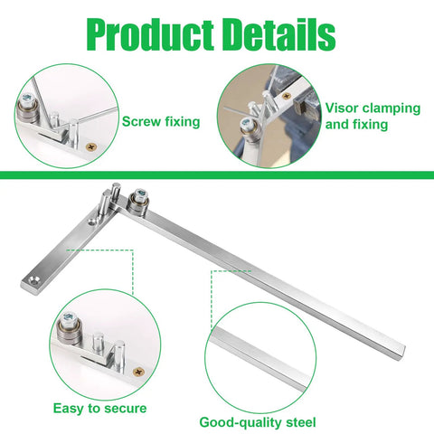 Penitue Manual Wire Bending Tool For Desktop showing detailed steel construction with screws and clamps for secure fixing.