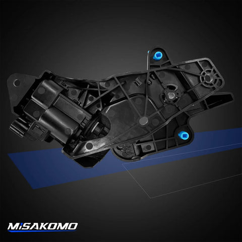 OEM Style Tailgate Actuator For Ford F150 F250 F350 2017 To 2021 Rear Gate Power Lock showcased in black with blue accents.