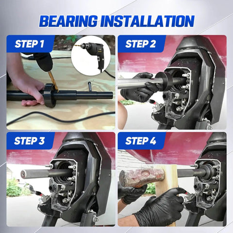 Drop Dead Simple Gimbal Bearing Puller And Installer Jig For Alpha Alpha One Mr Bravo Omc Cobra Volvo Sterndrives installation steps.